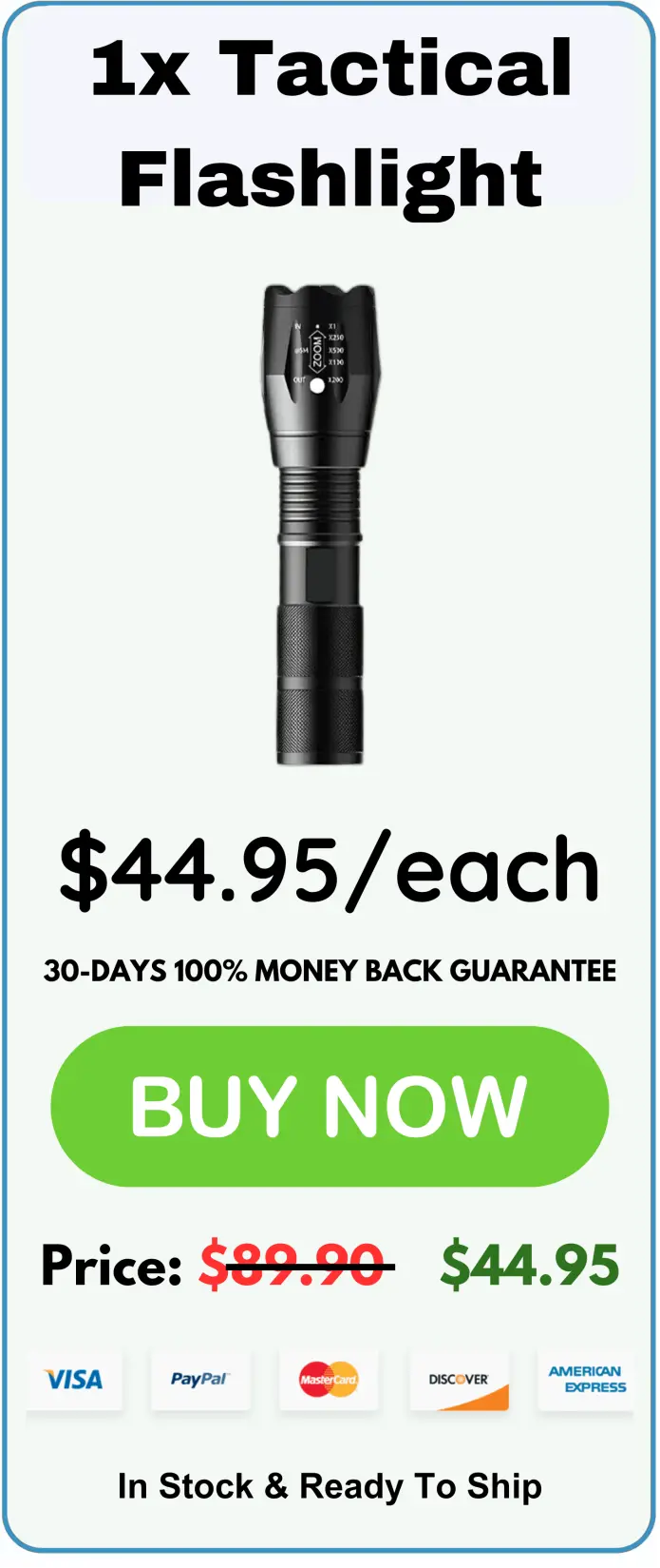 Tactical Flashlight Price